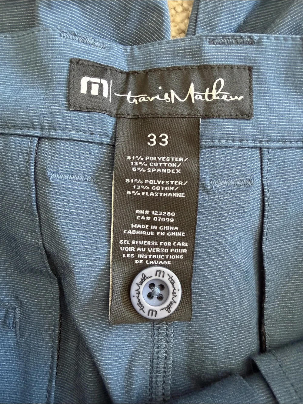 Men's Blue Casual Shorts